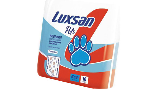 LUXSAN Premium коврик 60*60см для животных 10шт/уп.