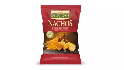 Чипсы кукурузные Delicados Nachos оригинальные 150 г