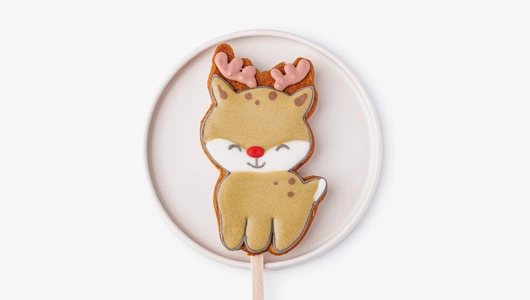 Пряник имбирный "Новый год" на палочке, 1 шт.