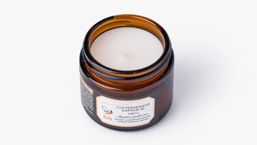Свеча парфюмированная "Согревающая карамель"