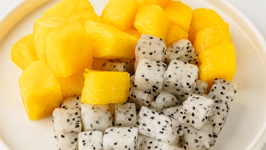 Фруктовый микс (манго, питахайя, ананас), 250 г