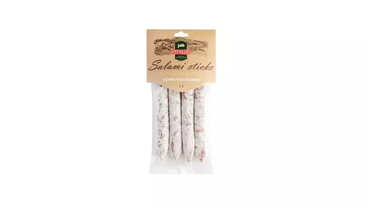Колбаса сыровяленая Карнеззо Salami sticks с белой плесенью 100 г