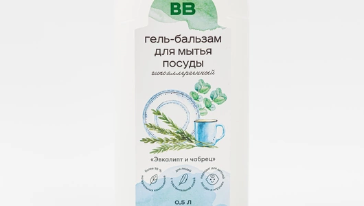 Гель-бальзам для мытья посуды и игрушек "Эвкалипт и Чабрец" Гель-бальзам для мытья посуды и игрушек "Эвкалипт и Чабрец"