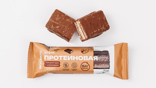 Вафля протеиновая "Грецкий орех с шоколадом"