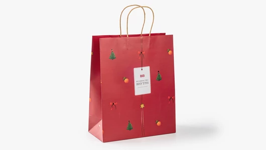 Пакет бумажный "Подарочный" (260*320*120 мм)