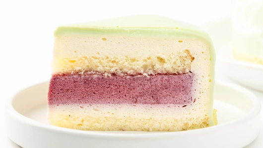 Торт муссовый "Мамы как пуговки" ванил. лесная ягода