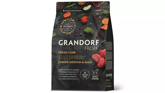 GRANDORF Fresh Med&Maxi Junior Lamb&Potato Корм сух.ягненок,батат д/юниор.сред/круп.пор.3кг
