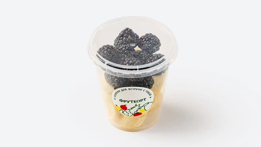 Фруктовый микс (банан, ежевика), 220 г