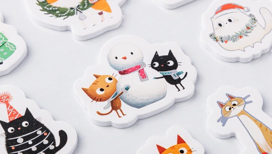 Наклейки объёмные с&nbsp;голографией