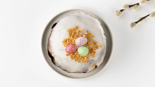 Кулич "Полбяной с&nbsp;изюмом" (постный)