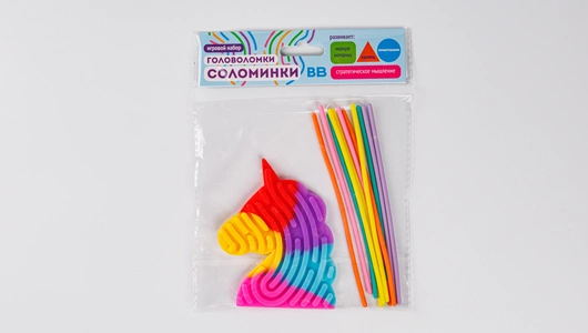 Игровой набор "Головоломки соломинки" Игровой набор "Головоломки соломинки"
