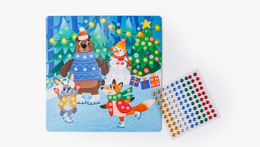 Аппликация стразами "Зимняя"