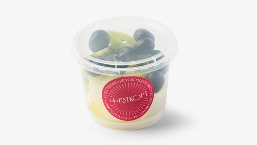 Фруктовый микс (дыня, киви, голубика), 170 г