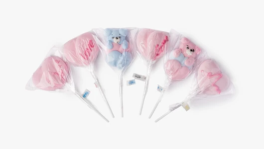 Маршмеллоу "День влюбленых" на&nbsp;палочке, 1 шт.