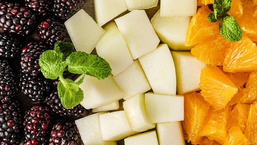 Фруктовая тарелка "Мягкий вкус"