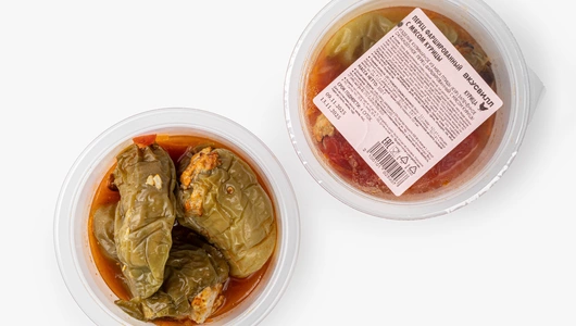 Перец фаршированный с мясом курицы