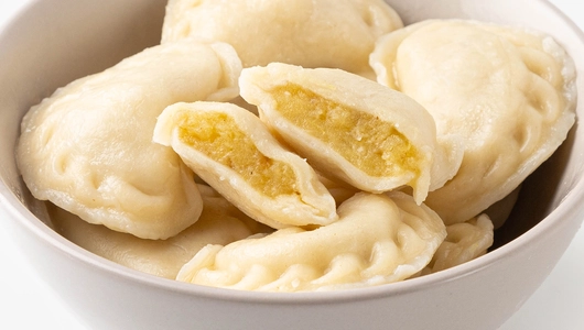 Вареники с картофелем и белыми грибами