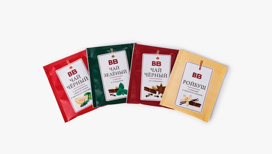 Набор чайный ассорти "4 вкуса", 24 пакетика