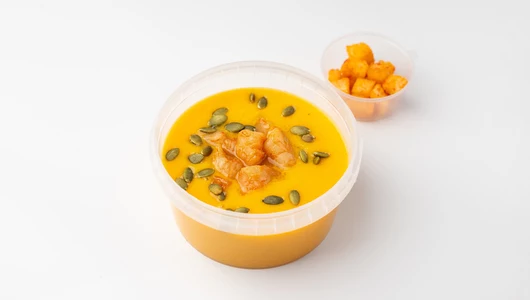 Суп-крем тыквенный с&nbsp;креветками