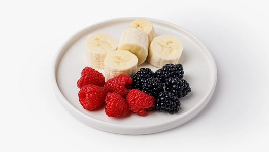 Фруктовый микс (банан, ежевика, малина), 160 г