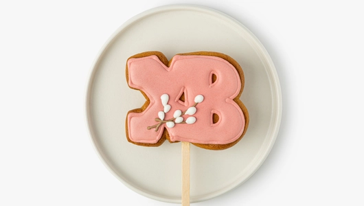 Пряник на&nbsp;палочке "Пасхальный", 1шт.