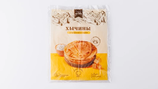 Хычины с творогом и сыром, зам.