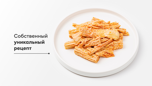 Салат из&nbsp;соевой спаржи с&nbsp;соусом маринованный по-корейски