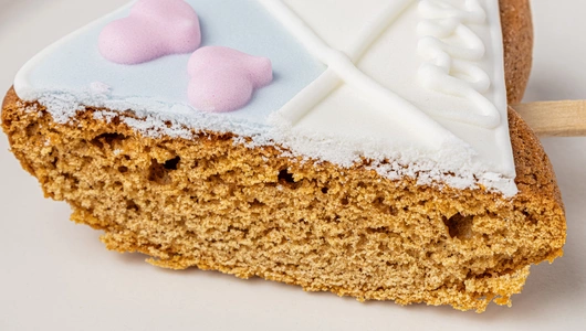 Пряник "День влюбленных" на&nbsp;палочке, 1 шт.