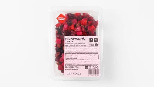 Винегрет овощной, Халяль