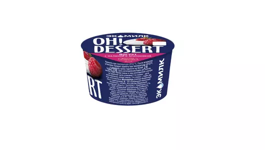 Йогурт Oh!Dessert с малиной и земляникой 4,2% 130 г