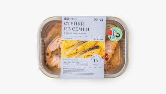 Стейки семги в&nbsp;соусе манго-чили