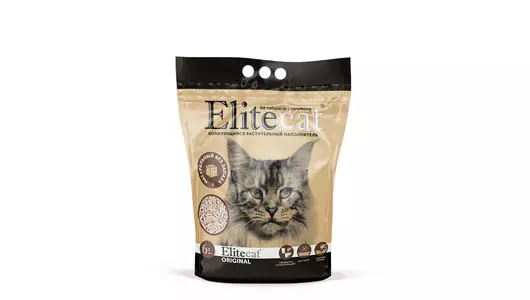 ELITECAT Наполнитель комкующийся, растительный "Tofu Original", 6л