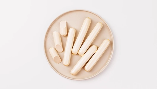 Сосиски "Из мяса кролика с курицей. Без глютена" категории А