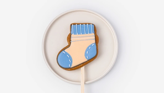 Пряник имбирный на&nbsp;палочке "Морозная", 1 шт. (коллекция)