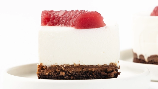 Торт-мини "Рубиновое сердце" монтблан