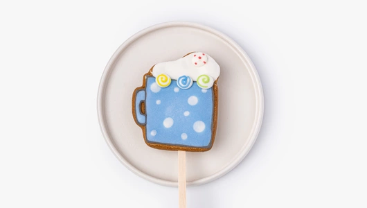 Пряник имбирный на&nbsp;палочке "Морозная", 1 шт. (коллекция)