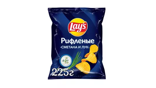 Чипсы картофельные Lay`s Сметана и лук 225 г