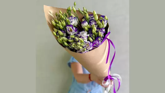 Букет «Виноград» из&nbsp;эустомы FMART by flowwow