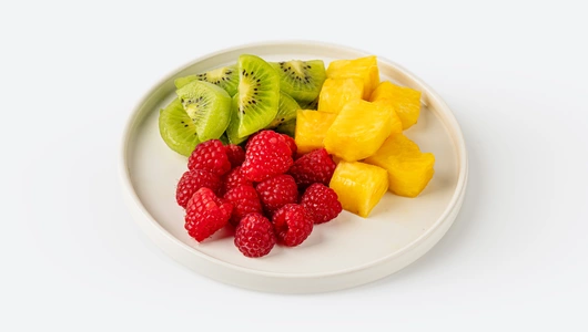 Фруктовый микс (малина, ананас, киви), 220 г