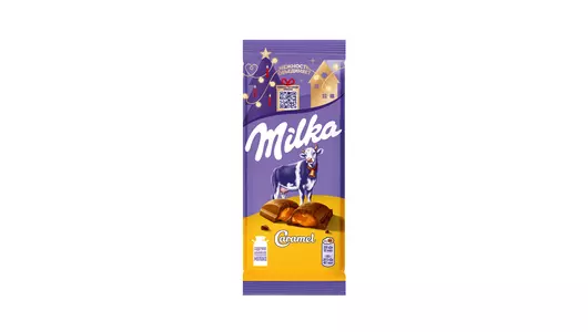 Шоколад молочный Milka с&nbsp;карамельной начинкой 90 г