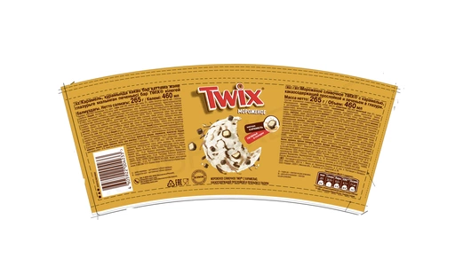 Мороженое Twix сливочное с&nbsp;карамелью и&nbsp;печеньем в&nbsp;глазури 265 г