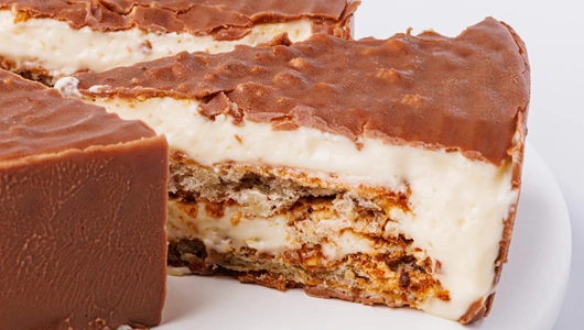 Торт "Миндальный" в шоколаде зам.