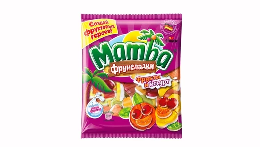 Мармелад Mamba Фрумеладки фрукты и йогурт 72 г