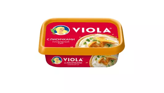 Сыр плавленый Viola с лисичками 50% 200 г