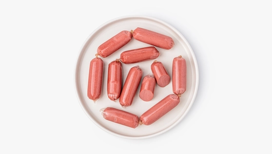 Сосиски куриные цветные