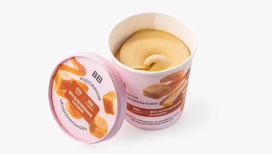 Мороженое "Карамельное" без&nbsp;доб. сахара