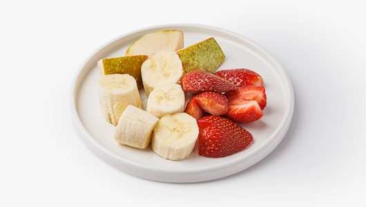 Фруктовый микс (банан, груша, клубника), 160 г