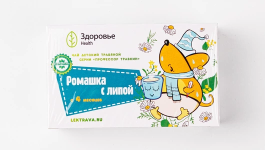 Чай детский травяной «Ромашка с липой»