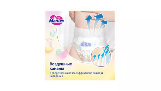 Подгузники-трусики Merries XXL 15-28 кг 24 шт