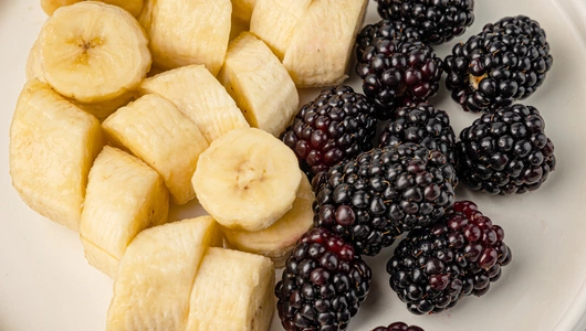 Фруктовый микс (банан, ежевика), 220 г